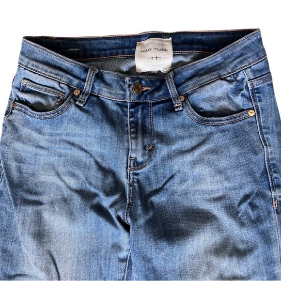 Habitual marina distressed medium wash vented jeans - Picture 4 of 8